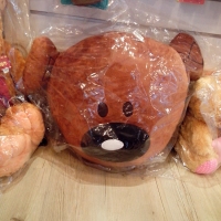 18寸豆豆熊頭型抱枕