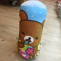 12寸拉拉夏威夷印刷圓枕 40X15CM