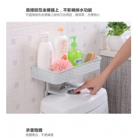 仿編籐浴室收納置物架(無紙盒)