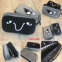 馬來貘雙層絨毛萬用包