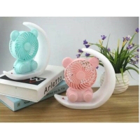 USB卡通夜燈風扇-隨機