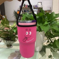 泡泡先生冰霸杯套-粉色