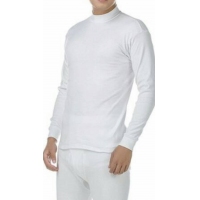 切貨男生高領蓄熱保暖衣 XXL號(白色)