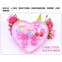 可愛兒童戒指（12入） 隨機