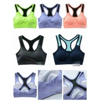 無鋼圈運動胸罩-紫色XXL