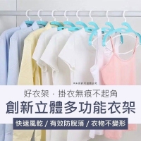 360度旋轉立體衣架（5入）