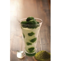 網美球球冰飲-DIY抹茶牛奶冰磚粉  