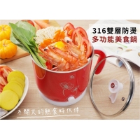 鍋寶升級版多功能雙層防燙美食鍋 1.8L  