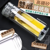 高硼矽雙層玻璃瓶 230301