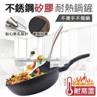 不銹鋼矽膠耐熱鍋鏟