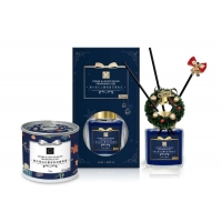 C款 : 幸福香氛/康朵 雪珀白麝香擴香瓶1瓶+藍色香膏1瓶/組