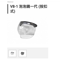 三扣式泡泡鏡一代 淺暗色/個