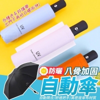 八骨加固防曬自動傘/一支/隨機