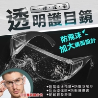 一體成形透明護目鏡(10入/1盒