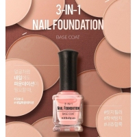 【withshyan 美甲粉底液3IN1霧面基底油15ml】