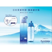 日本純淨水Pure Water隨身濾水瓶475ml(含一片濾芯)/一支