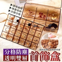 透明雙層分格防.