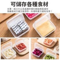 輕鬆儲藏方形掀蓋保鮮盒/2入一組