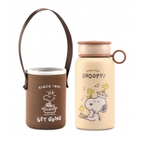 史努比小夥伴手提真空保瓶套組SP-SJL1201(隨機出貨)230312