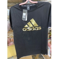 ＬＯＧＯ簡約吸汗Ｔ恤-黑L