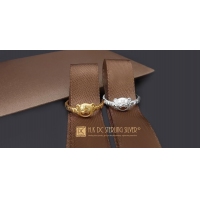 H.K DC925純銀<2022觀音廟過火必搶款/金/>招財福虎氣勢金運戒/230912  