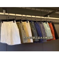 U家夏季棉麻短褲/藏青/L