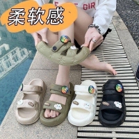 NG版-踩屎感厚底拖鞋/綠色/38-39 231118