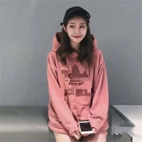 重磅潮牌連帽加絨上衣
